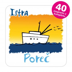 Magneti brod EKO C 27 W Komplet 40 ili 20 kom  Poreč