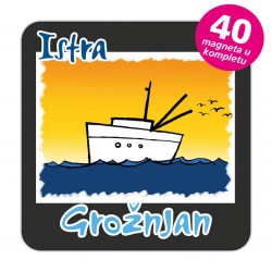 Magneti brod EKO C 27 B Komplet 40 ili 20 kom  Grožnjan