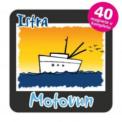 Magneti brod EKO C 27 B Komplet 40 ili 20 kom  Motovun