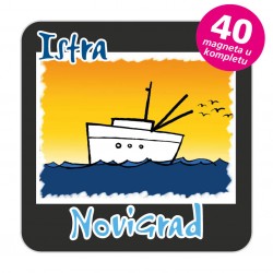 Magneti brod EKO C 27 B Komplet 40 ili 20 kom  Novigrad