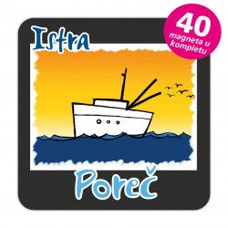 Magneti brod EKO C 27 B Komplet 40 ili 20 kom  Poreč