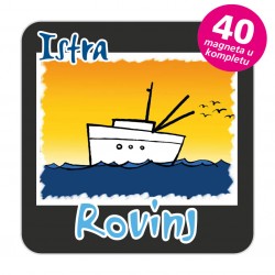 Magneti brod EKO C 27 B Komplet 40 ili 20 kom  Rovinj