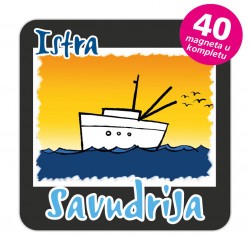 Magneti brod EKO C 27 B Komplet 40 ili 20 kom  Savudrija