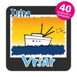 Magneti brod EKO C 27 B Komplet 40 ili 20 kom  Vrsar