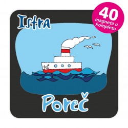 Magneti brod EKO C 28 B Komplet 40 ili 20 kom  Poreč