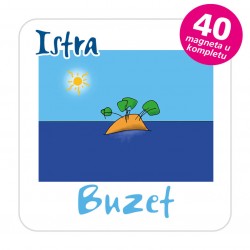 Magneti otočić EKO C 30 W Komplet 40 ili 20 kom  Buzet