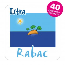 Magneti otočić EKO C 30 W Komplet 40 ili 20 kom  Rabac