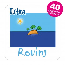 Magneti otočić EKO C 30 W Komplet 40 ili 20 kom  Rovinj