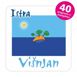 Magneti otočić EKO C 30 W Komplet 40 ili 20 kom  Višnjan