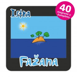 Magneti otočić EKO C 30 B Komplet 40 ili 20 kom  Fažana