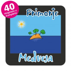 Magneti otok EKO C 30 B Komplet 40 ili 20 kom  Medveja