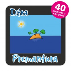 Magneti otočić EKO C 30 B Komplet 40 ili 20 kom  Premantura