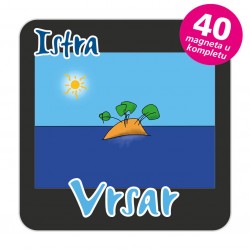 Magneti otočić EKO C 30 B Komplet 40 ili 20 kom  Vrsar