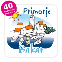 Magneti gradić EKO C 01 W Komplet 40 ili 20 kom  Bakar