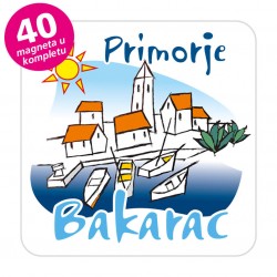 Magneti gradić EKO C 01 W Komplet 40 ili 20 kom  Bakarac