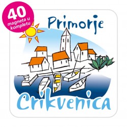 Magneti gradić EKO C 01 W Komplet 40 ili 20 kom  Crikvenica