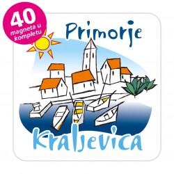 Magneti gradić EKO C 01 W Komplet 40 ili 20 kom  Kraljevica