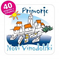 Magneti gradić EKO C 01 W Komplet 40 ili 20 kom  Novi Vinodolski