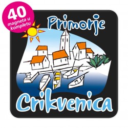 Magneti gradić EKO C 01 B Komplet 40 ili 20 kom  Crikvenica