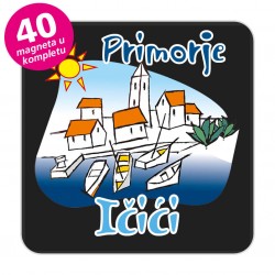 Magneti gradić EKO C 01 B Komplet 40 ili 20 kom  Ičići