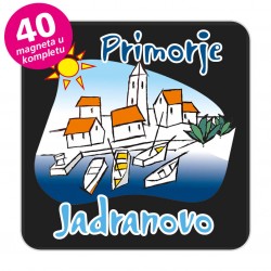 Magneti gradić EKO C 01 B Komplet 40 ili 20 kom  Jadranovo