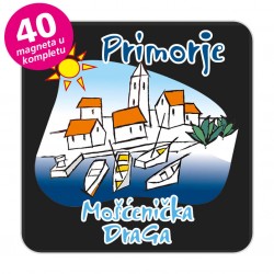 Magneti gradić EKO C 01 B Komplet 40 ili 20 kom  Mošćenička Draga