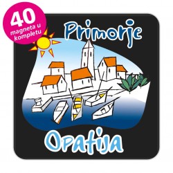 Magneti gradić EKO C 01 B Komplet 40 ili 20 kom  Opatija