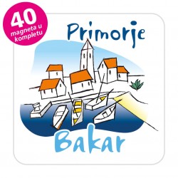 Magneti gradić EKO C 02 W Komplet 40 ili 20 kom  Bakar
