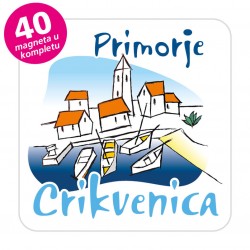 Magneti gradić EKO C 02 W Komplet 40 ili 20 kom  Crikvenica