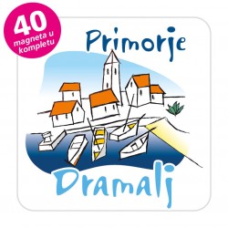 Magneti gradić EKO C 02 W Komplet 40 ili 20 kom  Dramalj