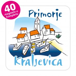 Magneti gradić EKO C 02 W Komplet 40 ili 20 kom  Kraljevica
