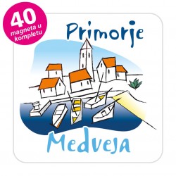 Magneti gradić EKO C 02 W Komplet 40 ili 20 kom  Medveja