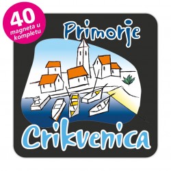 Magneti gradić EKO C 02 B Komplet 40 ili 20 kom  Crikvenica