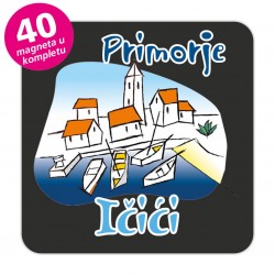 Magneti gradić EKO C 02 B Komplet 40 ili 20 kom  Ičići