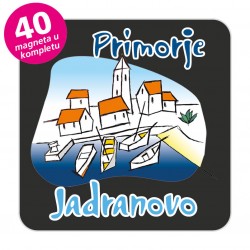 Magneti gradić EKO C 02 B Komplet 40 ili 20 kom  Jadranovo