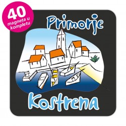 Magneti gradić EKO C 02 B Komplet 40 ili 20 kom  Kostrena