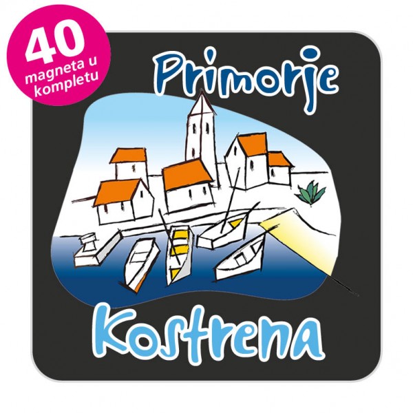 Magneti gradić EKO C 02 B Komplet 40 ili 20 kom  Kostrena