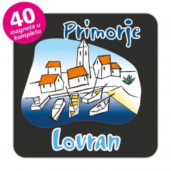 Magneti gradić EKO C 02 B Komplet 40 ili 20 kom  Lovran