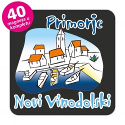 Magneti gradić EKO C 02 B Komplet 40 ili 20 kom  Novi Vinodolski