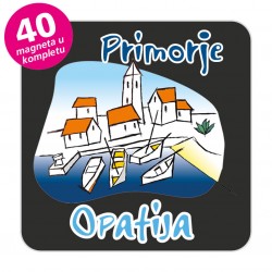 Magneti gradić EKO C 02 B Komplet 40 ili 20 kom  Opatija