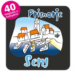 Magneti gradić EKO C 02 B Komplet 40 ili 20 kom  Senj