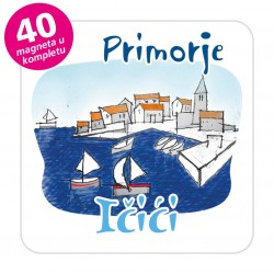 Magneti gradić EKO C 03 W Komplet 40 ili 20 kom  Ičići