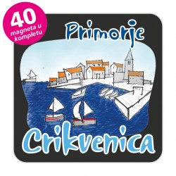 Magneti gradić EKO C 03 B Komplet 40 ili 20 kom  Crikvenica