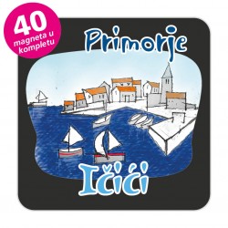 Magneti gradić EKO C 03 B Komplet 40 ili 20 kom  Ičići