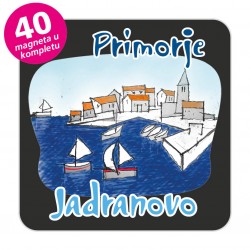 Magneti gradić EKO C 03 B Komplet 40 ili 20 kom  Jadranovo