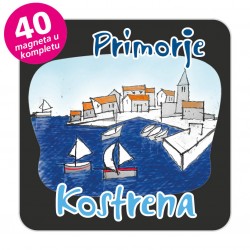 Magneti gradić EKO C 03 B Komplet 40 ili 20 kom  Kostrena