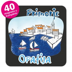 Magneti gradić EKO C 03 B Komplet 40 ili 20 kom  Opatija