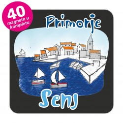 Magneti gradić EKO C 03 B Komplet 40 ili 20 kom  Senj