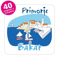 Magneti gradić EKO C 04 W Komplet 40 ili 20 kom  Bakar