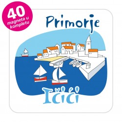 Magneti gradić EKO C 04 W Komplet 40 ili 20 kom  Ičići